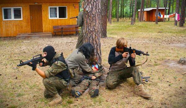 Janów - Jura  - military camp - obóz militarny